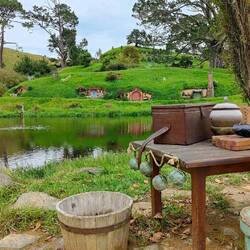 Der Außenbereiche vom Green Dragon