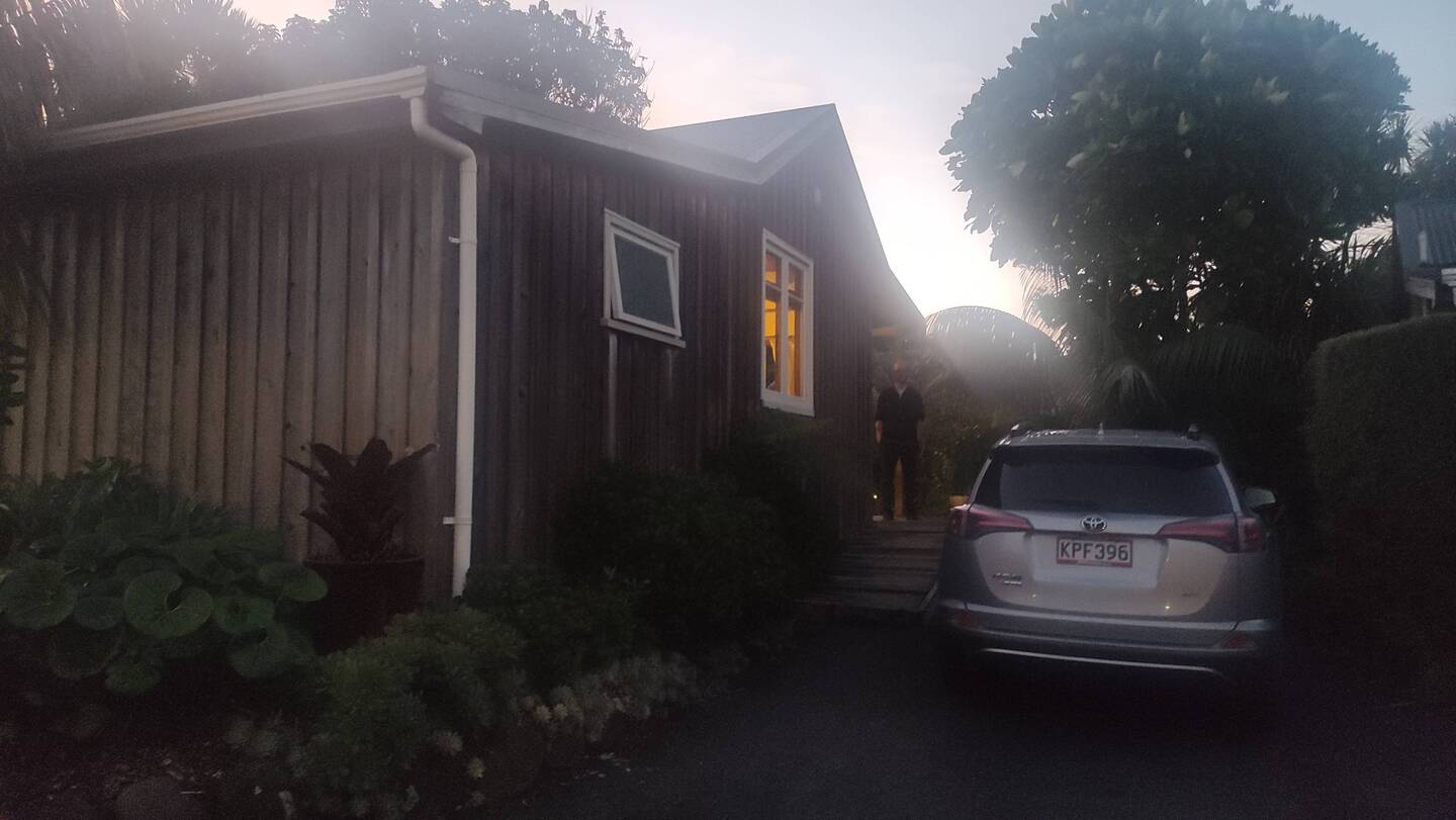 Unsere Unterkunft - the church accommodation.