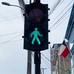 Ampelmännchen segen hier irgendwie spiegelverkehrt aus ..