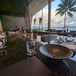 View for our Teppanyaki dinner