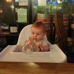 Da haben wir es nur kurz ausprobiert und dann sitzt sie so toll...