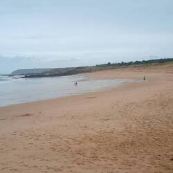 Ganz hinten der Leuchtturm vom Cap Frehel