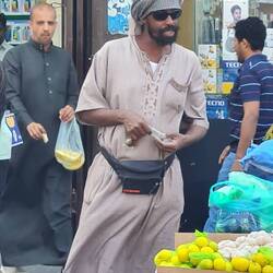 The coolest cat in Jeddah, no teeth but fluent english!
