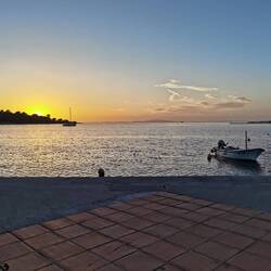 Sonnenuntergang in Novalja