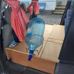 Unser leerer Trinkwassertank