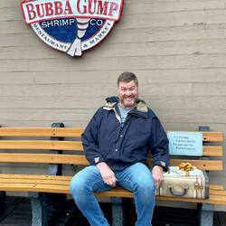 In Forrest Gump's shoes