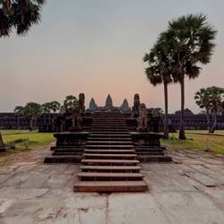 See Angkor Wati over there?