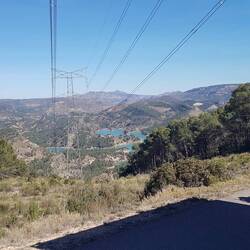 ...ganz da unten ist unser Stellplatz