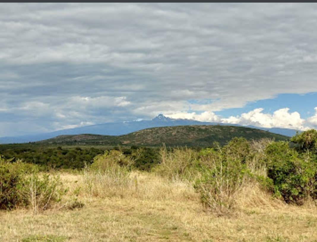 Blick auf Mount Kenia