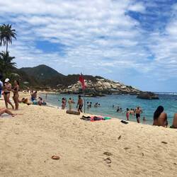 Tagsüber ziemlich voll