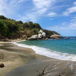 Außer man läuft zum hintersten Strand