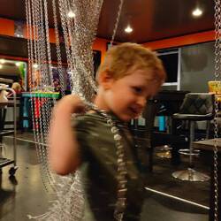 Völlig in seinem Element.., :) sein neues Spielzeug:)