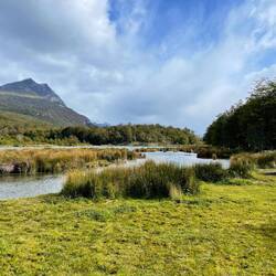 Abfluss des Sees. Er fliesst in den Beagle-Kanal.