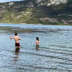 Die jungen Leute mussten sich allerdings auch seeeeehr überwinden!