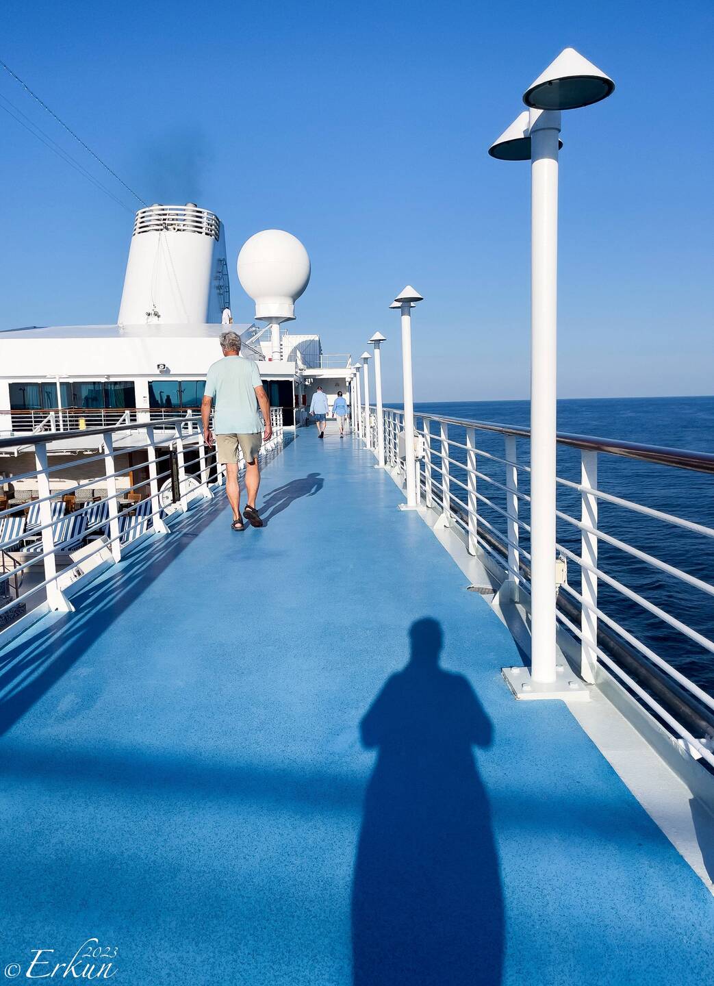 Beautiful day on the first day of our Atlantic Crossing — Aboard Insignia.
