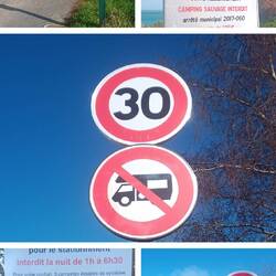 Camper unerwünsvht in Ploumamac'h, leider...