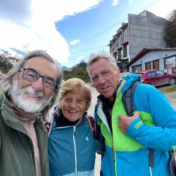 So sehen wir am Ende unserer Wanderung aus.