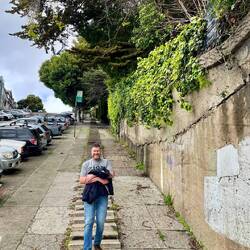 Photos just don't do the steepness justice