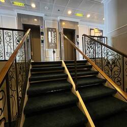 Elevators, but we take the stairs