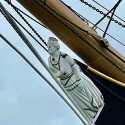 The lady watching over the ship