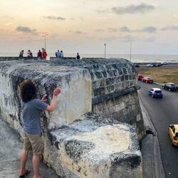 Die Stadtmauer schützte einst vor Piratenangriffen