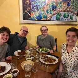 Their daughter Sariya & family who joined us Hecho en México