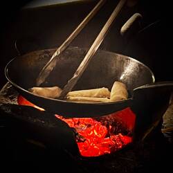 Bananaspringrolls zum Frühstück 😋