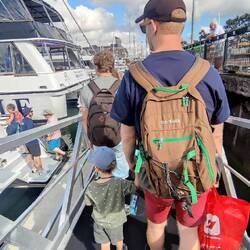 Auf geht's zum Walegucken.