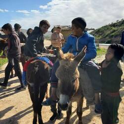 Local kids from the country. Mid Atlas