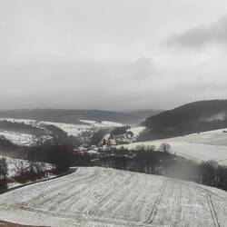 Schnee auf Deutschlands Feldern....