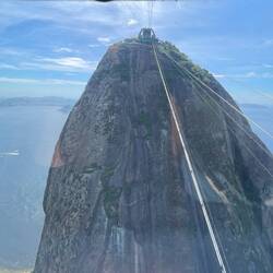 This is from the second cablecar UP HIGHER!