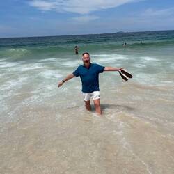 The water surprised me as this was just sand a minute ago