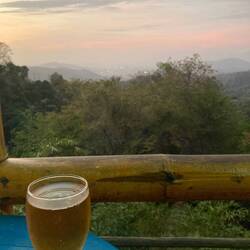 Vom Restaurant unserer Unterkunft