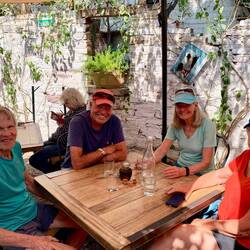 Our reward - delish lunch at Rustica