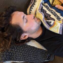Julian taking a nap