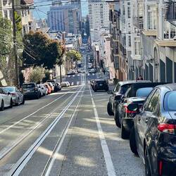 And we had to go down this big hill