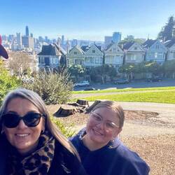 Selfie at The Painted Ladies