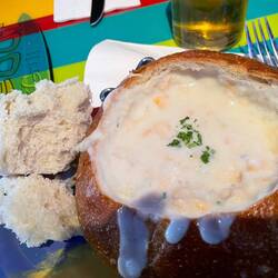 Dave's clam chowder