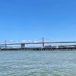 Bay Bridge as seen from Pier 14