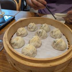 One of our favorites - truffle Xiao Long Bao