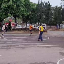 D Locals spile am abe Takraw im Park