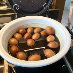 Soy eggs