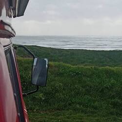 Plovan am Strand Parkplatz