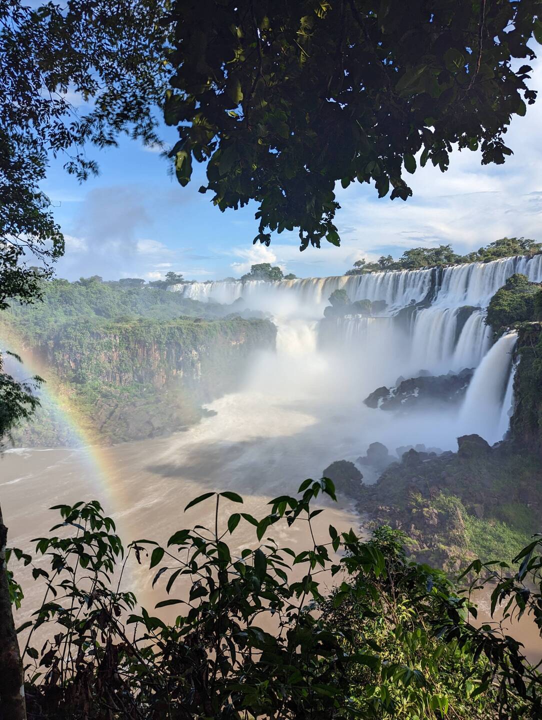 Iguazú Falls in a perfect light