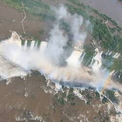 Iguazú Falls from the helicopter
