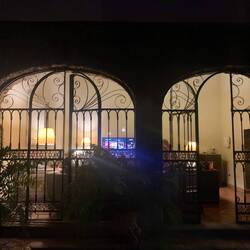 Looking into the living room