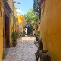 Our Spanish school looking north