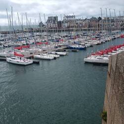 Schöner Blick von der Stadtmauer