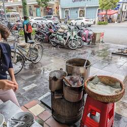 Pho in the making, doesn't look the most appetizing but it was delicious