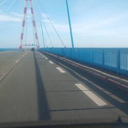 Raus aus der Bretagne, Brücke bei St. Nazaire